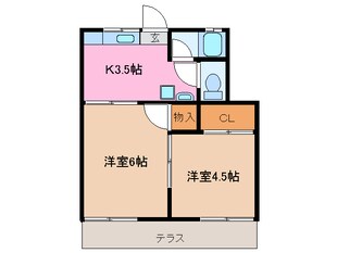 高橋マンションの物件間取画像